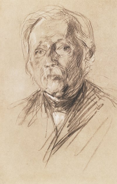 Theodor Fontane, 1896 by Max Liebermann